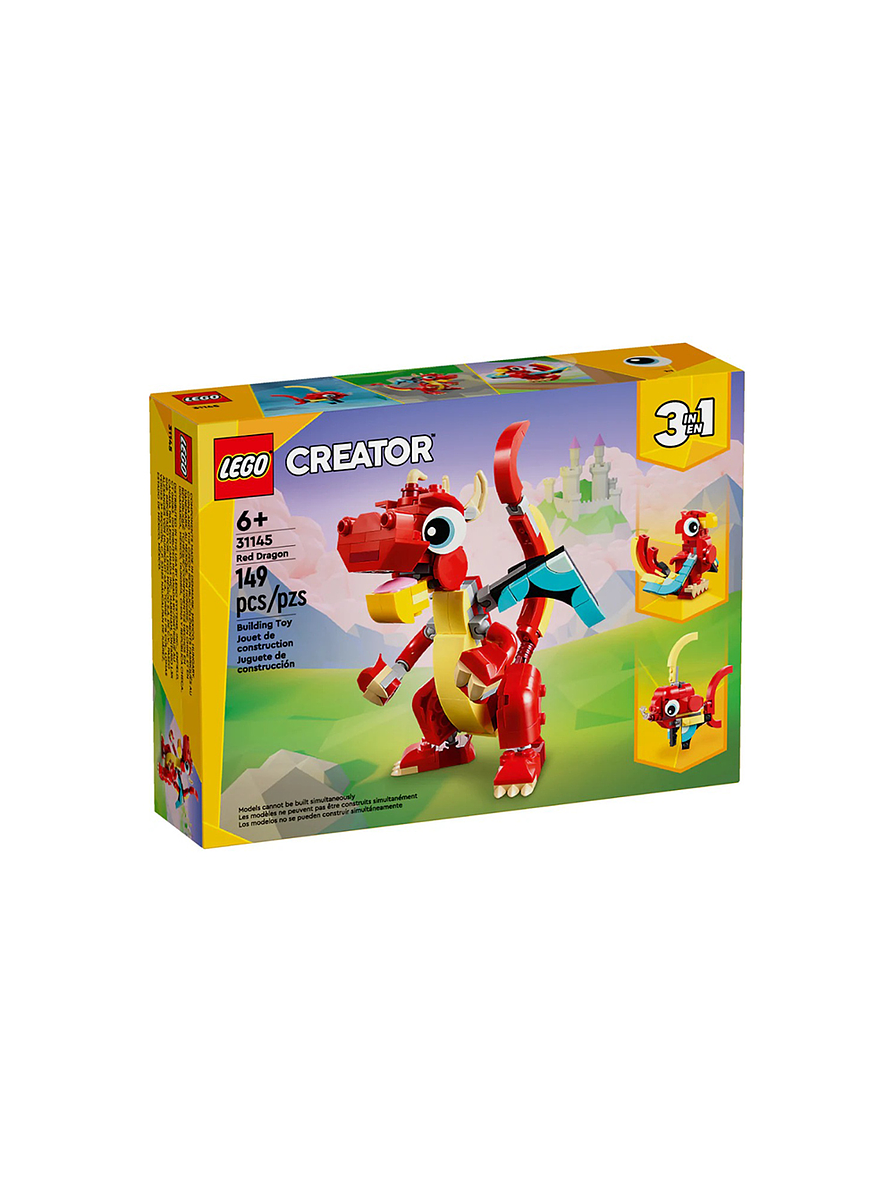 Lego Creator Dragón Rojo  1