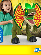 Jurassic Word Imaginext Dilophosaurus Ataca Luces y Sonidos - Miniatura 3