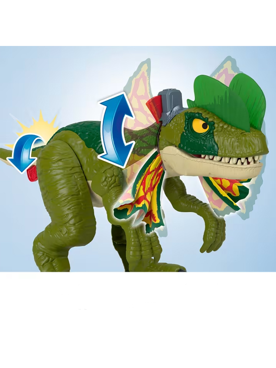 Jurassic Word Imaginext Dilophosaurus Ataca Luces y Sonidos 2