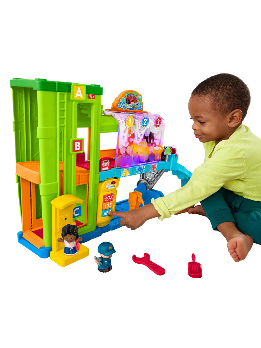 Fisher Price Little People Set De Juego Garage De Vehiculos 1