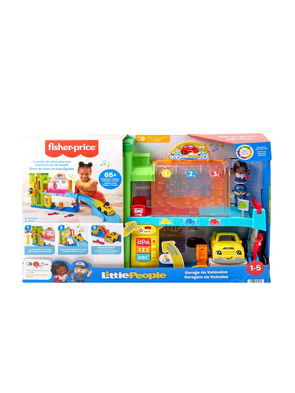 Fisher Price Little People Set De Juego Garage De Vehiculos 4