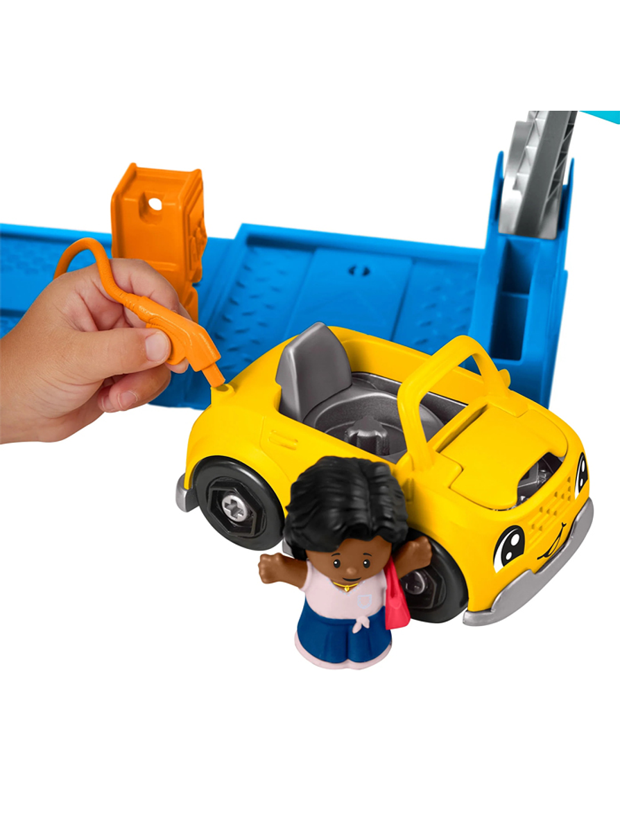 Fisher Price Little People Set De Juego Garage De Vehiculos 3