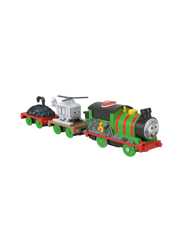 Fisher Price Tren Thomas & Friends Percy Parlante Con Harold  2