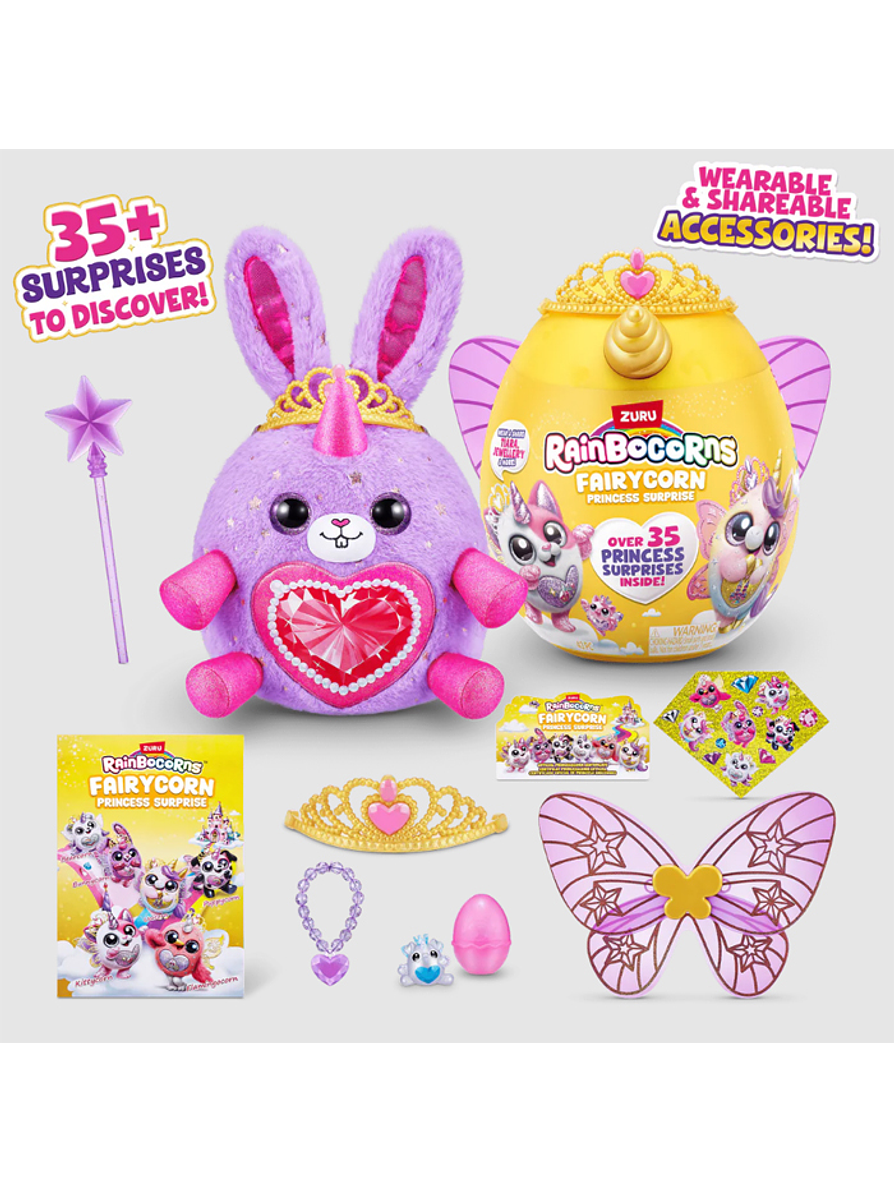 Peluche Rainbocorn Fairycorn Princesa Sorpresa 2