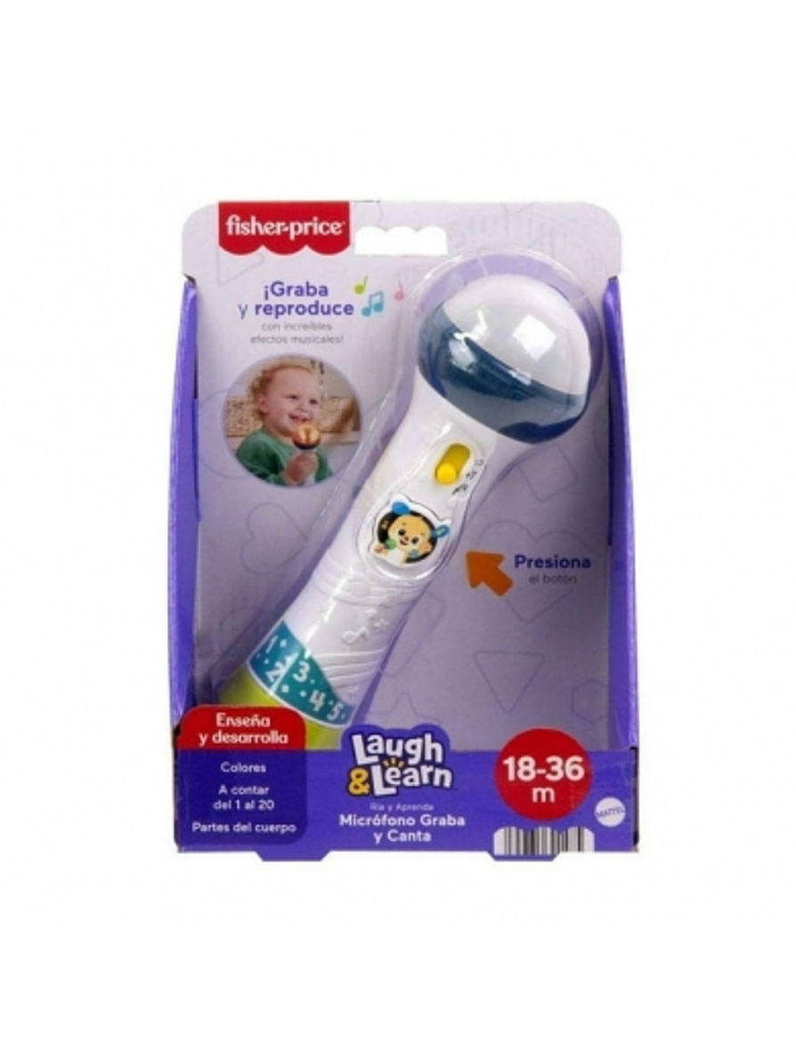 Fisher Price Micrófono Graba y Canta  1