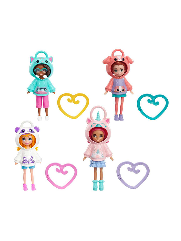 Polly Pocket Mini Muñeca Sudadera Con Capucha Surtidas 1
