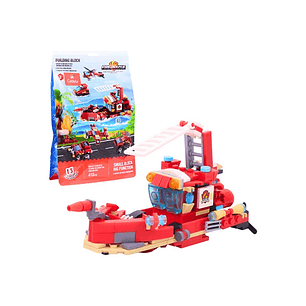 Building Block Fire Rescue 412 Piezas
