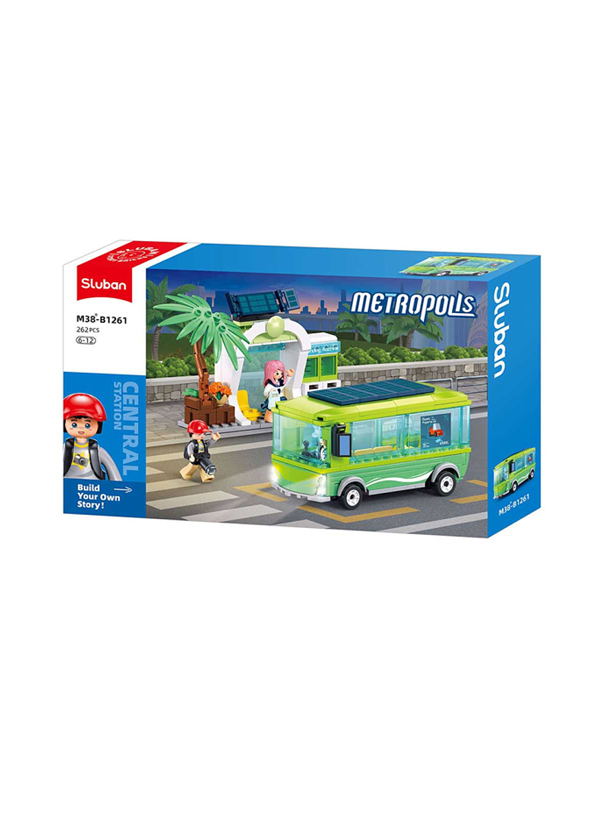 Estación De Autobús Metrópolis 262 Piezas 4