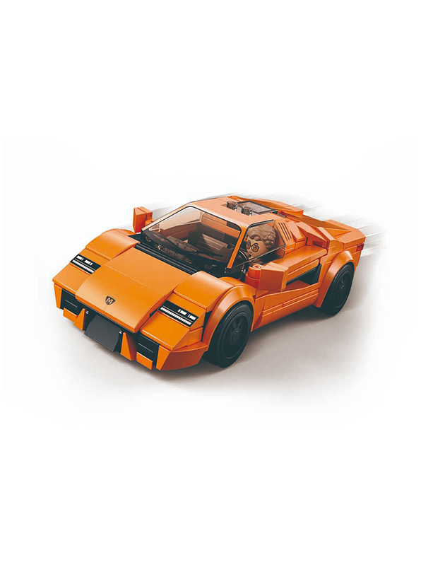 Model Bricks Vehículo Naranja M38 264 Piezas 2