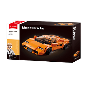 Model Bricks Vehículo Naranja M38 264 Piezas