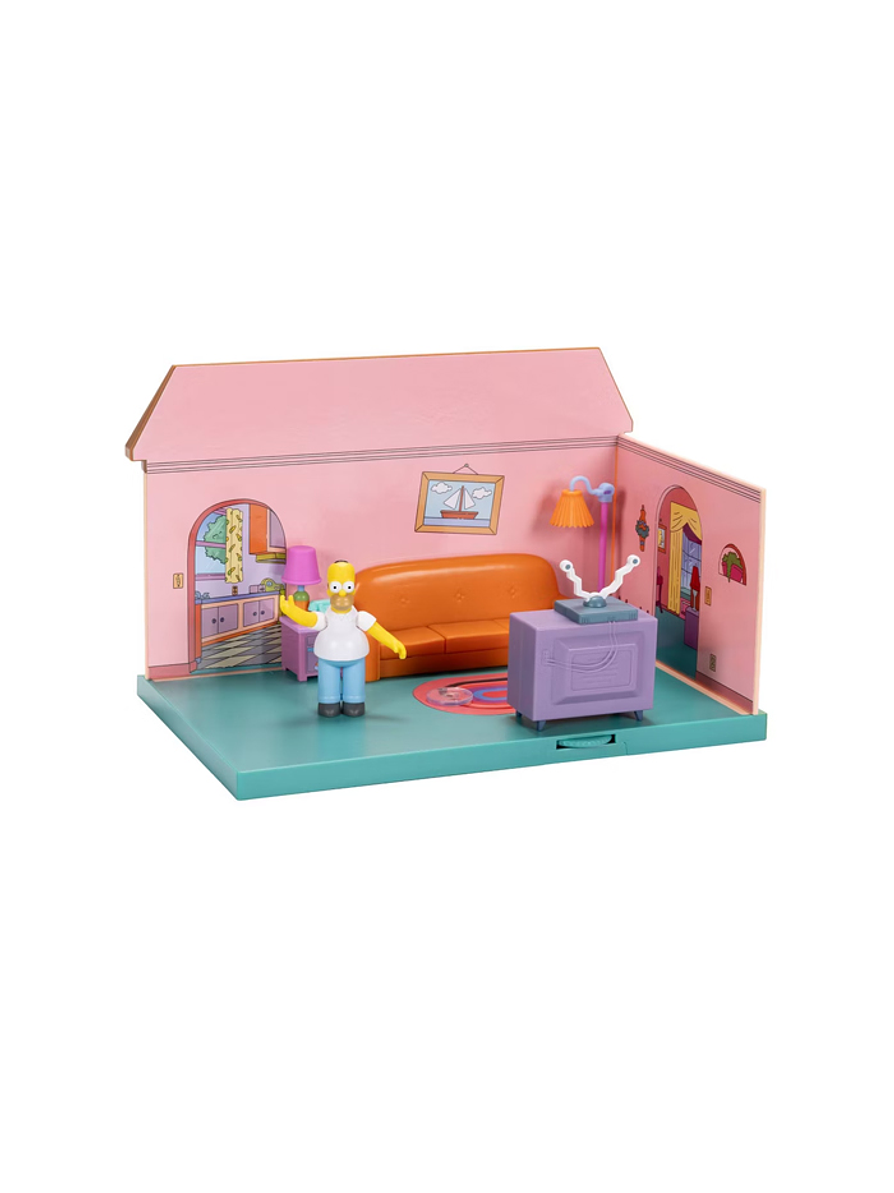 Los Simpsons Diorama Salon Incluye Homero 2