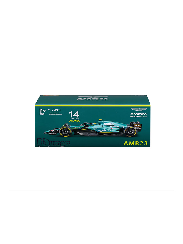 Vehículo Aston Martin F1 Team Modelo AMR23 1:43 Fernando Alonso  4