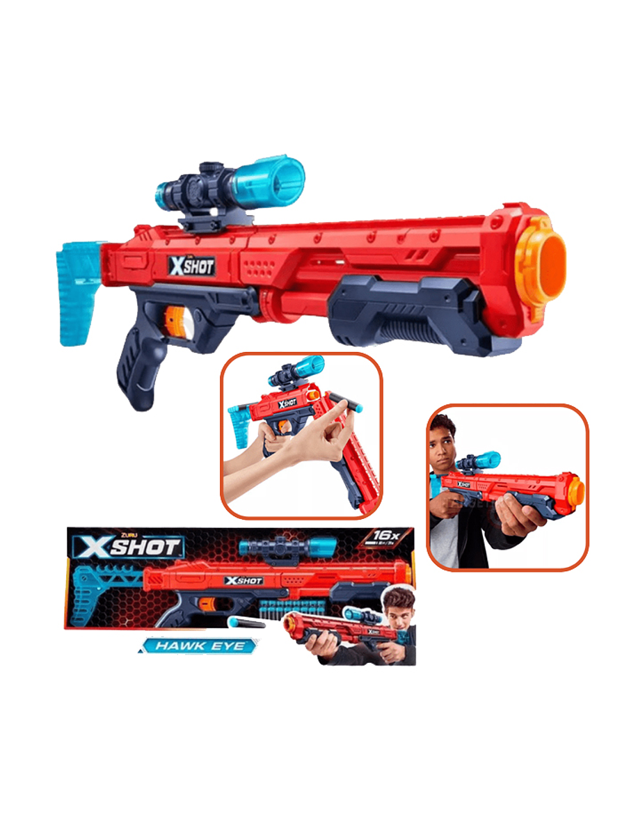 Lanzador De Dardos Xshot Hawk Eye 2