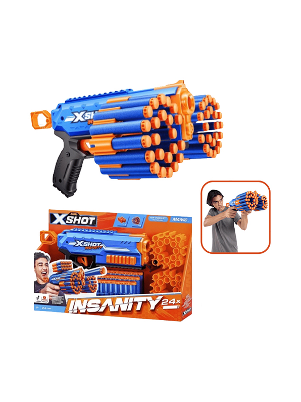 Lanzador De Dardos Xshot Manic Insanity 3