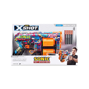 Lanzador De Dardos Xshot Hyper Spike Skin Sonic