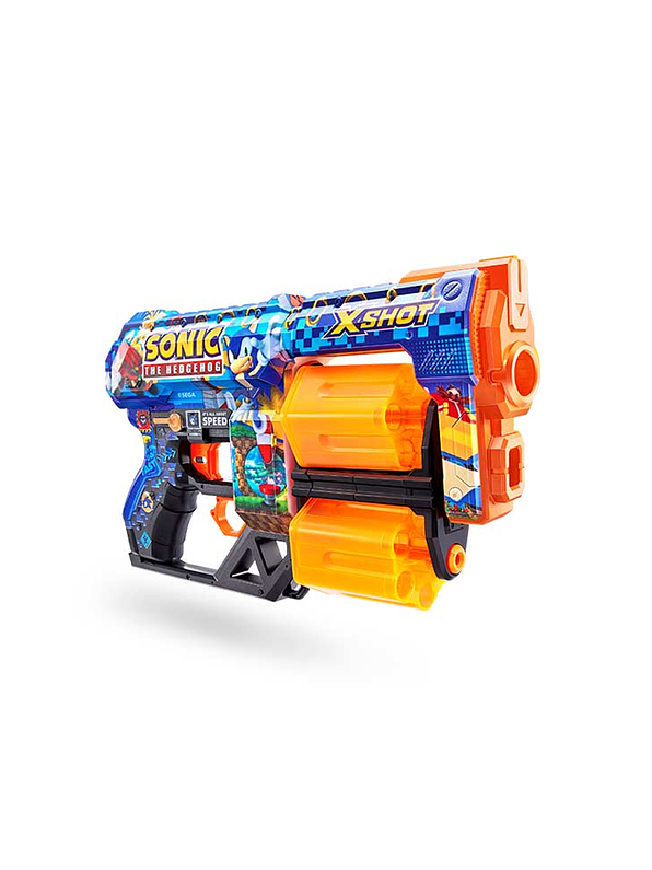 Lanzador De Dardos Xshot Hyper Spike Skin Sonic 3
