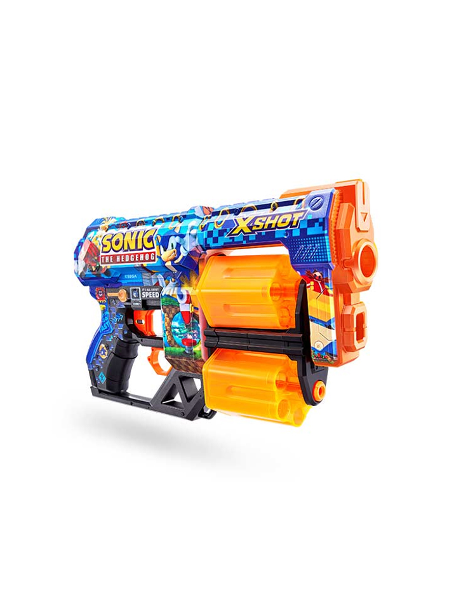 Lanzador De Dardos Xshot Hyper Spike Skin Sonic 3