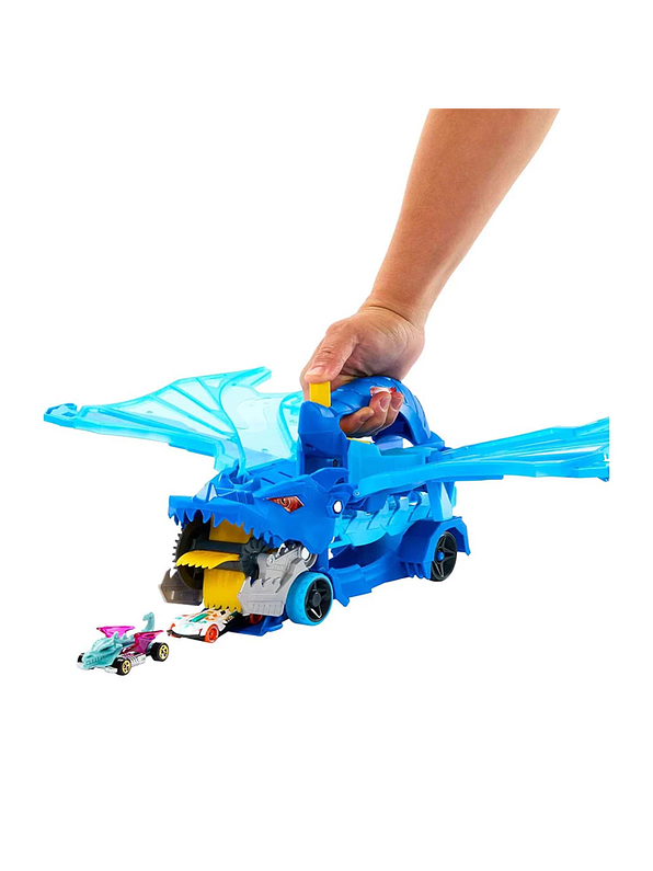Hot Wheels City Dragón Transportador Doble Ataque 3