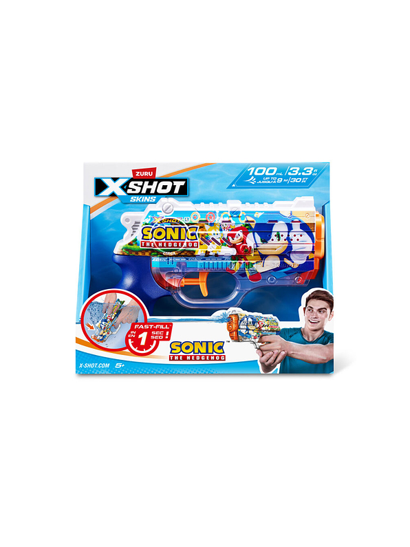 Lanzador De Agua Xshot Fast Fill Skin Sonic 1