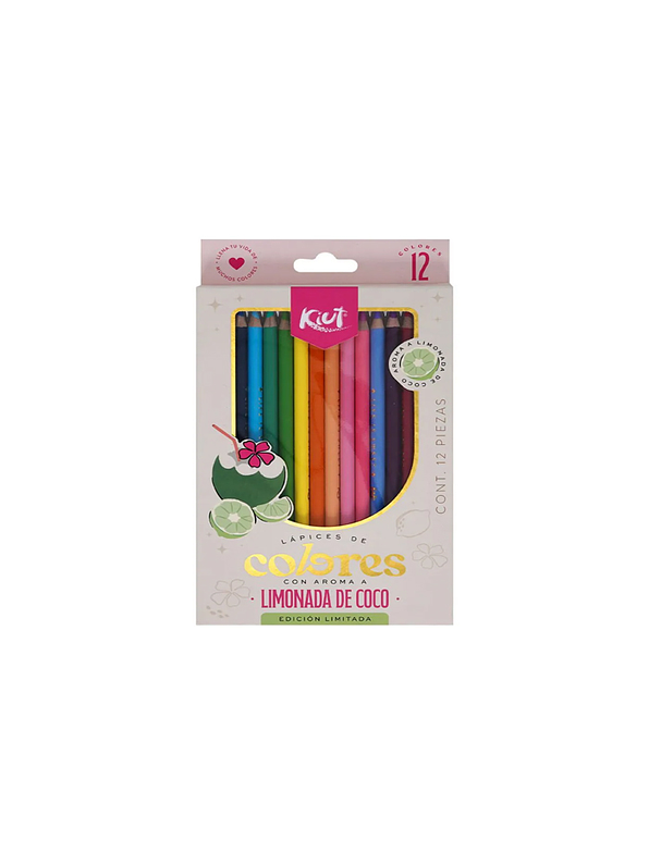 Colores Kiut X 12 Aroma Limonada de Coco 1