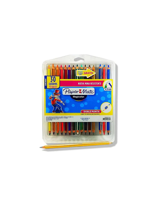 Colores Paper Mate 15 x 30 Mina Gruesa 4 mm 1