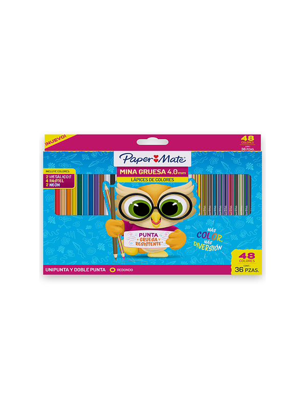 Colores Paper Mate x 24 Unipunta + 12 Doble Punta 1
