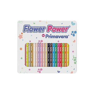 Colores Primavera Caja Metálica Flower Power X 24