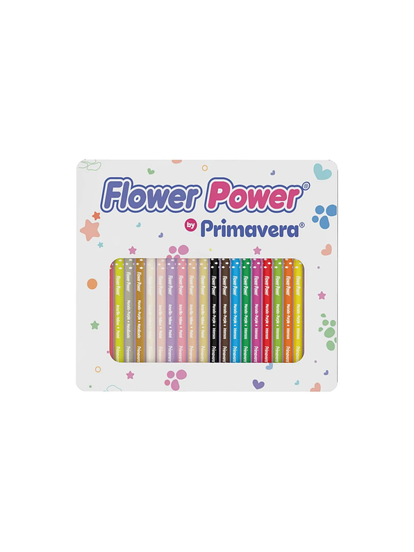 Colores Primavera Caja Metálica Flower Power X 24 1