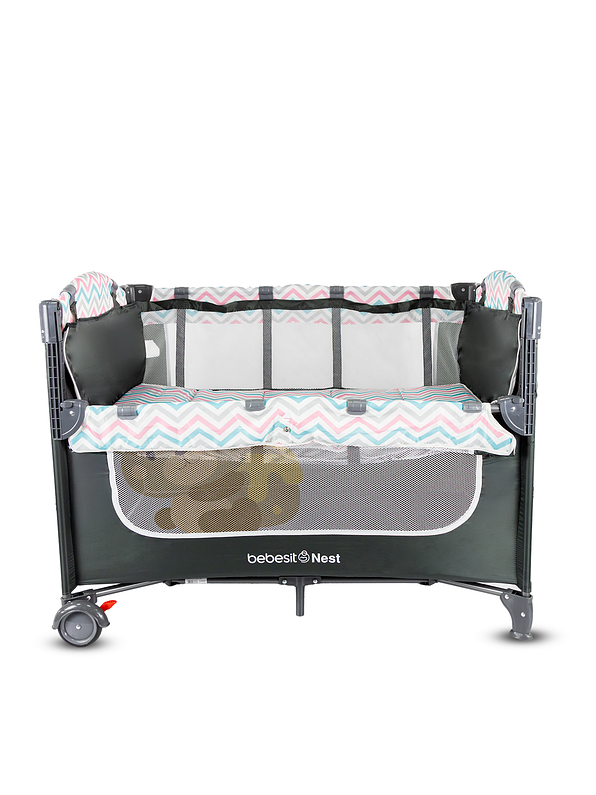 Cuna Corral Colecho Nest Pink  4