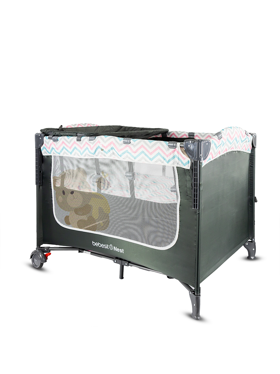 Cuna Corral Colecho Nest Pink  1