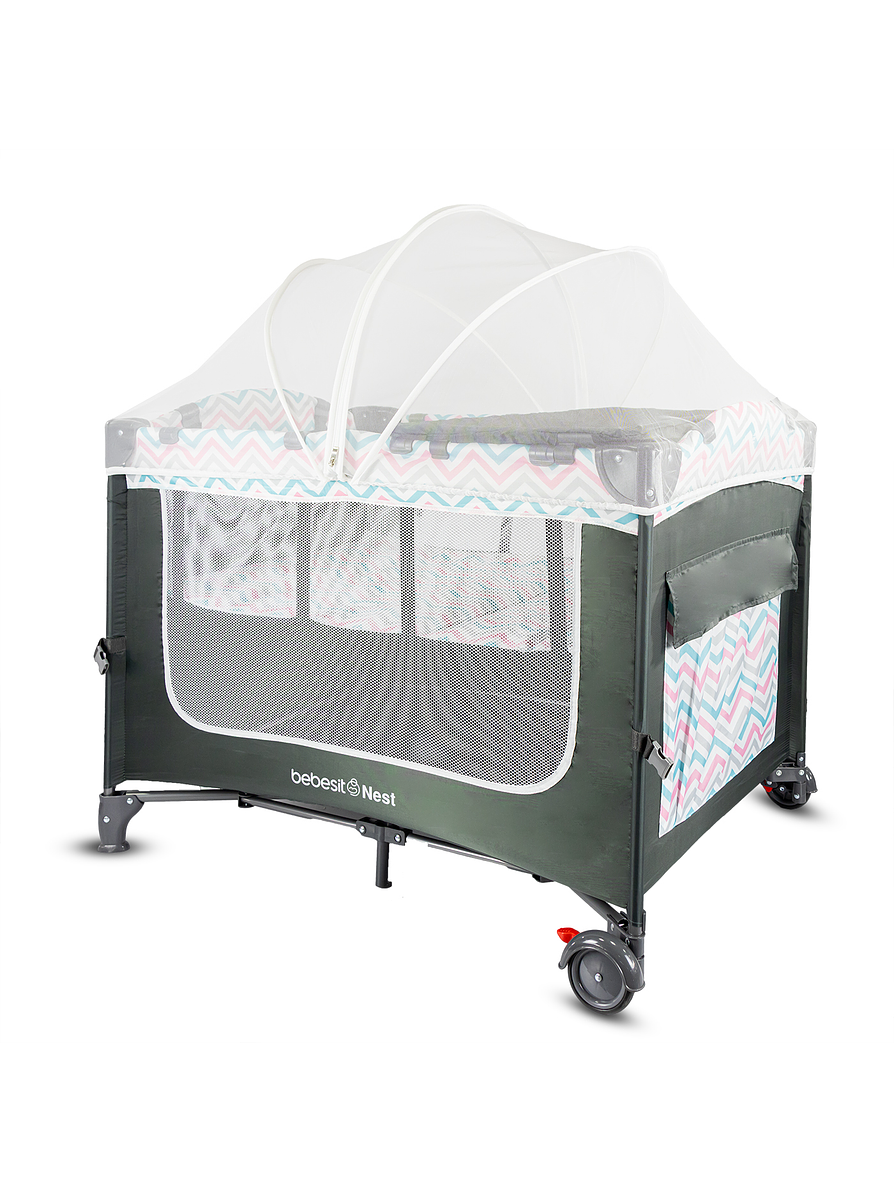 Cuna Corral Colecho Nest Pink  6