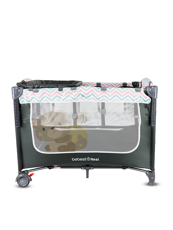 Cuna Corral Colecho Nest Pink  7