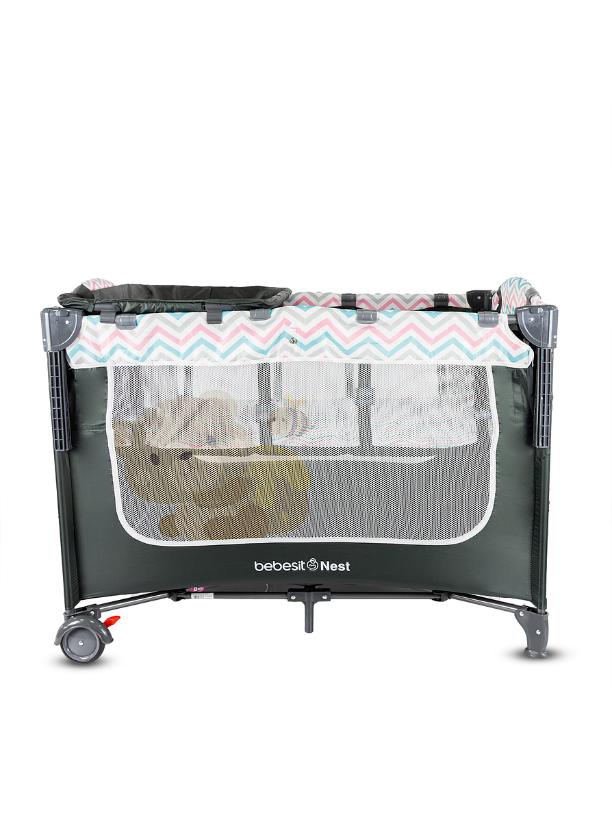 Cuna Corral Colecho Nest Pink  7