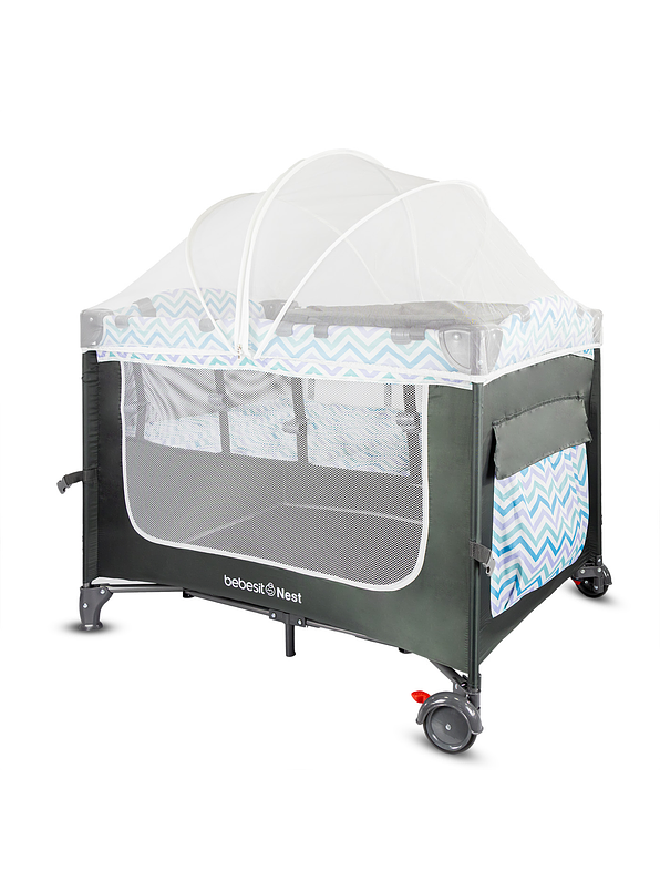 Cuna Corral Colecho Nest Gray 3