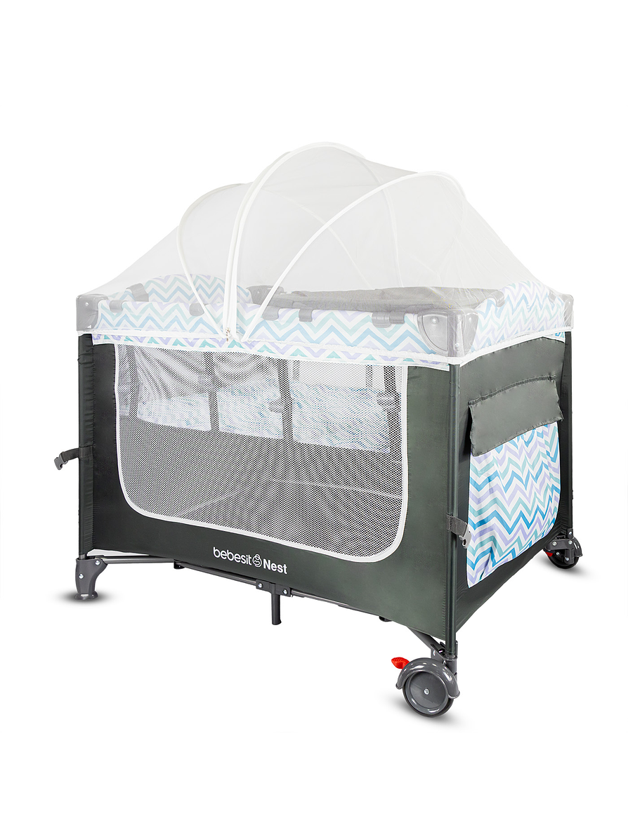 Cuna Corral Colecho Nest Gray 3