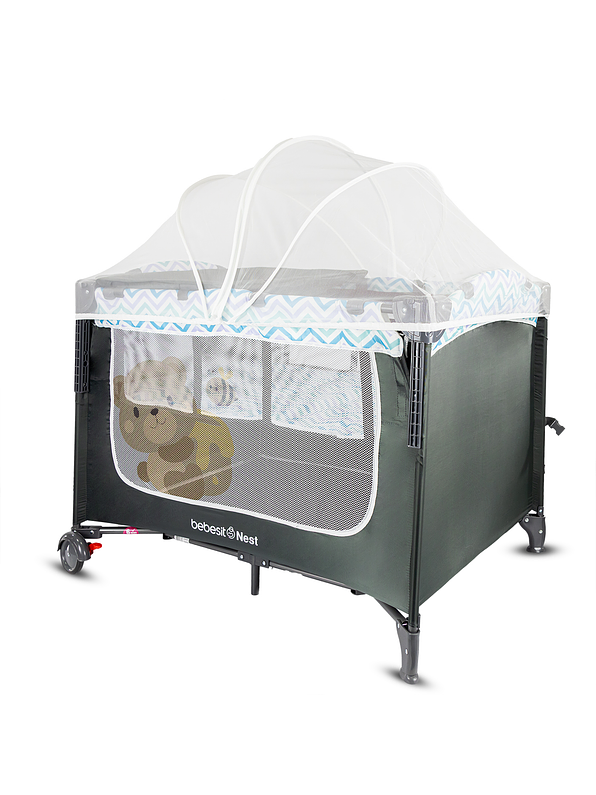 Cuna Corral Colecho Nest Gray 6