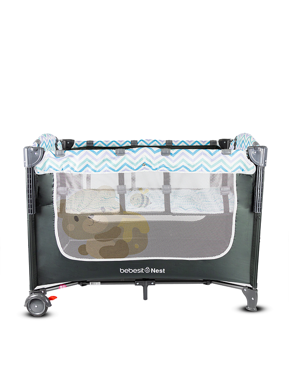 Cuna Corral Colecho Nest Gray 1