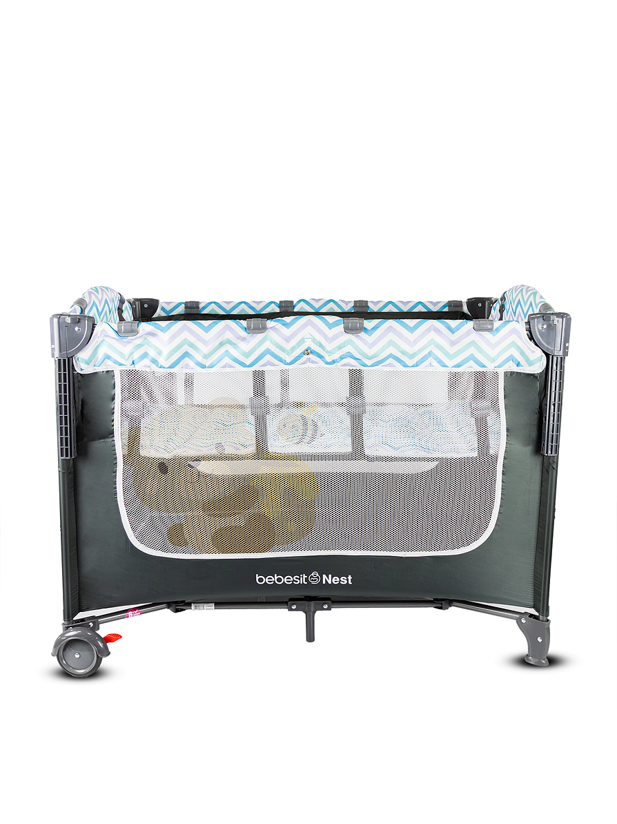 Cuna Corral Colecho Nest Gray 1