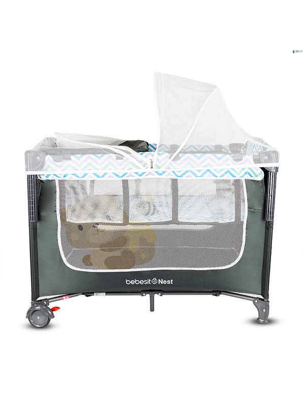 Cuna Corral Colecho Nest Gray 2