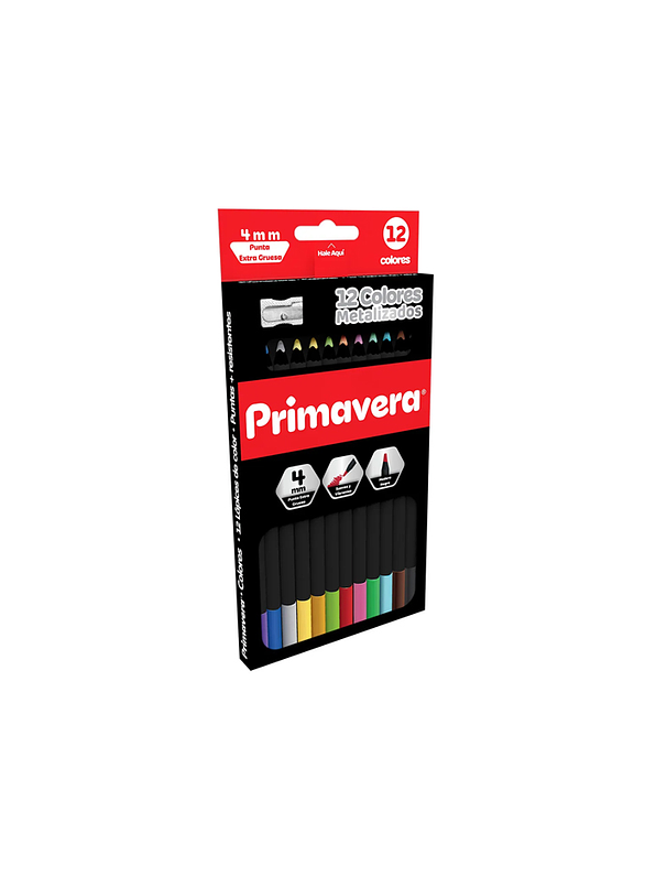 Colores Primavera Metalizados Black x12 1