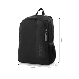 Morral Universitario Kanto Porta Pc Unisex Negro