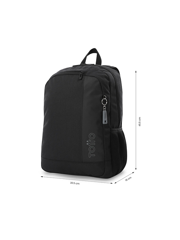 Morral Universitario Kanto Porta Pc Unisex Negro 2