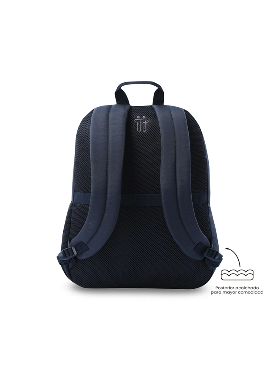 Morral Universitario Koji Porta Pc Unisex Azul 3