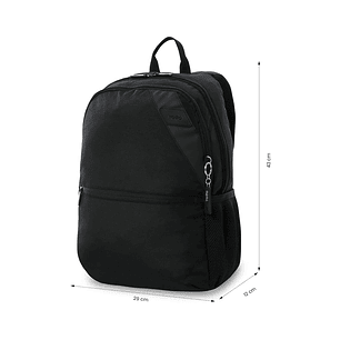 Morral Universitario Koji Porta Pc Unisex Negro