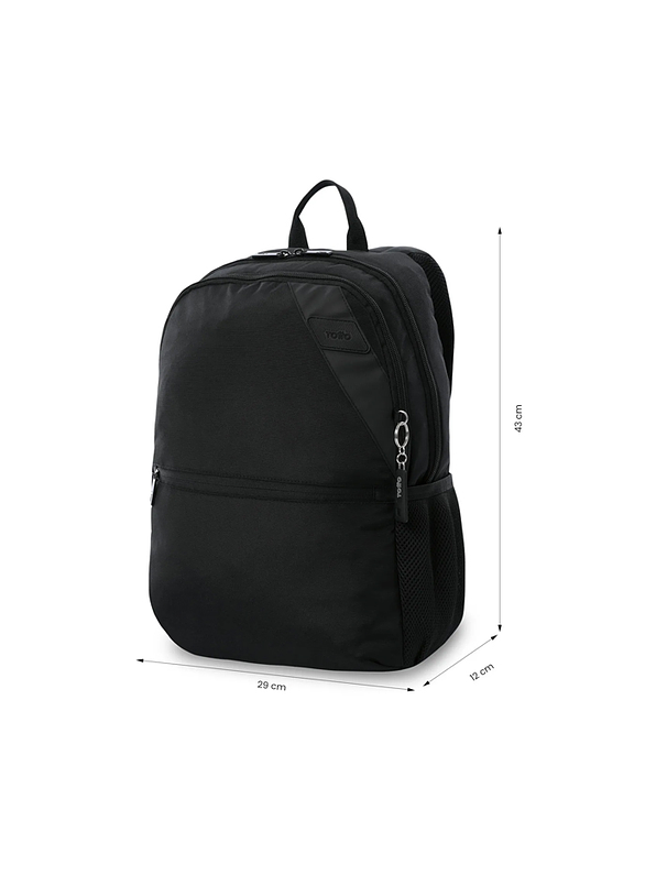 Morral Universitario Koji Porta Pc Unisex Negro 2