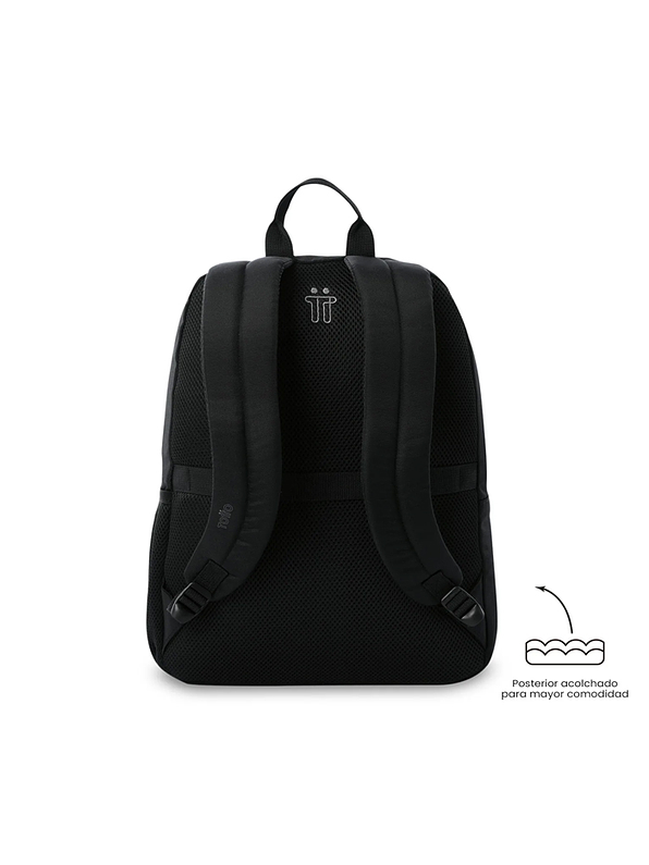 Morral Universitario Koji Porta Pc Unisex Negro 3