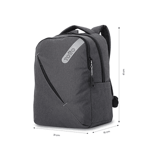 Morral Universitario Osaka Porta Pc Unisex Negro