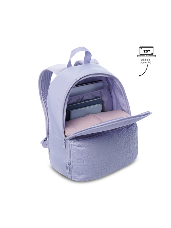 Morral Universitario Palencia Porta Pc Morado 3