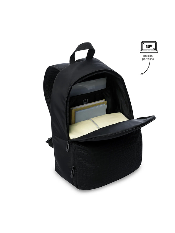 Morral Universitario Palencia Porta Pc Negro 3