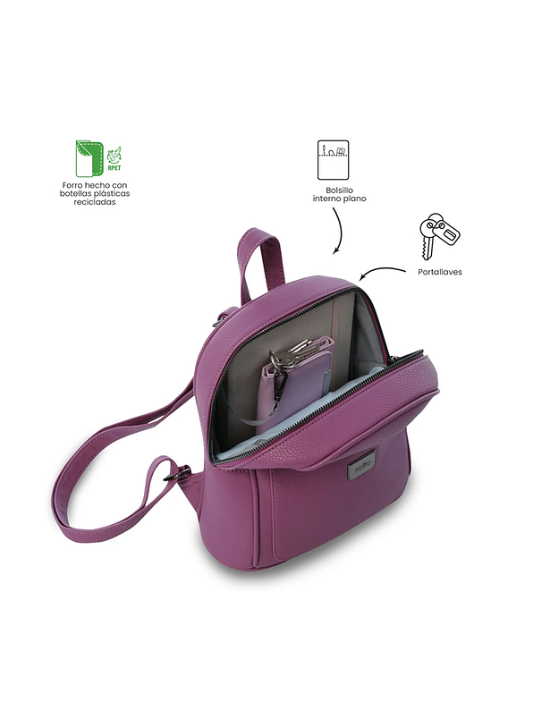 Morral Para Mujer Totto Smooth Rosado 3